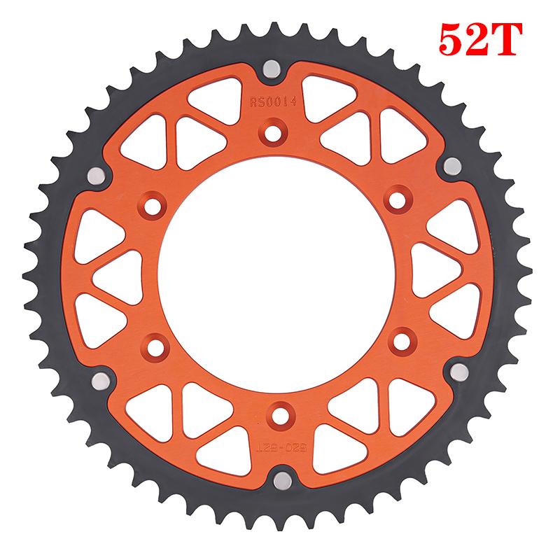45T - 52T Motorcycle Rear Sprocket Chain Wheel For LC-4 640 Adventure Enduro 660 Rally Factory Replica SM 690 LC4 690R