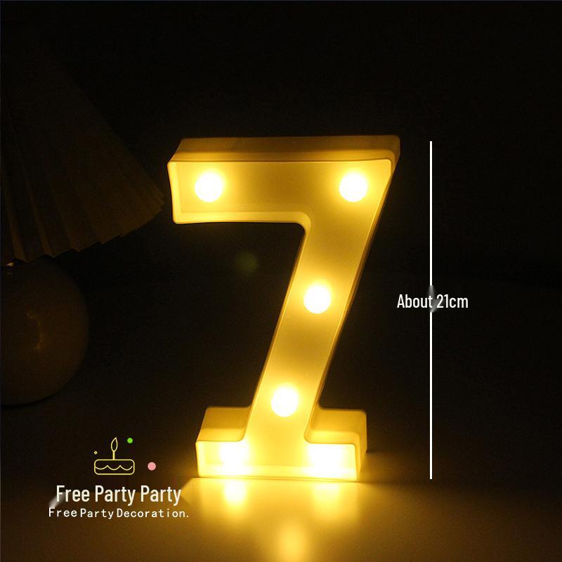 LED Happy Birthday String Lights for Party & Photo Decoration