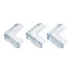 5PCS baby safety table corner coffee table hemming protective cover, spherical transparent protective corner soft rubber corner protection corner