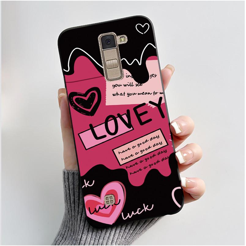 Casing For LG K10 2016 Super-Thin Slim Case Shockproof Bumper Luxury Cute Cool Boys Girls Black Matte Soft Silicone Back Cover