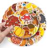 50 Autumn Fresh Doodle Personality Cartoon Squirrel Animal DIY Skateboard Suitcase Stickers Waterproof