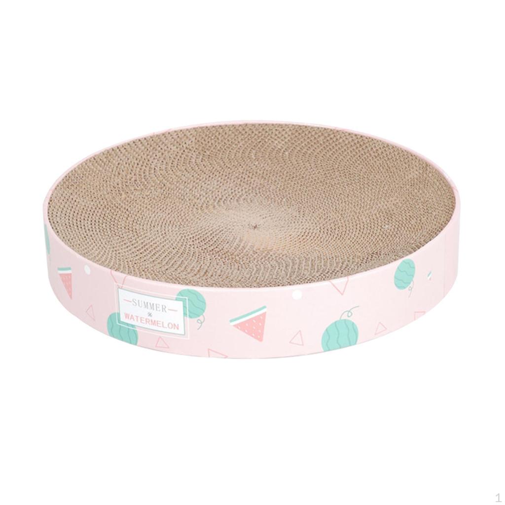 Cat Scratcher Pad Bowl Cardboard Protect Furniture Grinding Claw Pet Cats Sleeping Bed