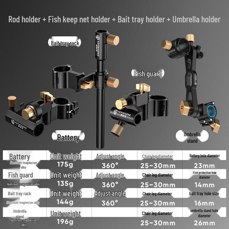 Campingman Knight Fishing Chair Accessories