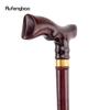 Red Wooden Single Joint Fashion Walking Stick Decorative Cospaly Party Walking Cane Halloween Mace Crutch  Wand Crosier 93cm