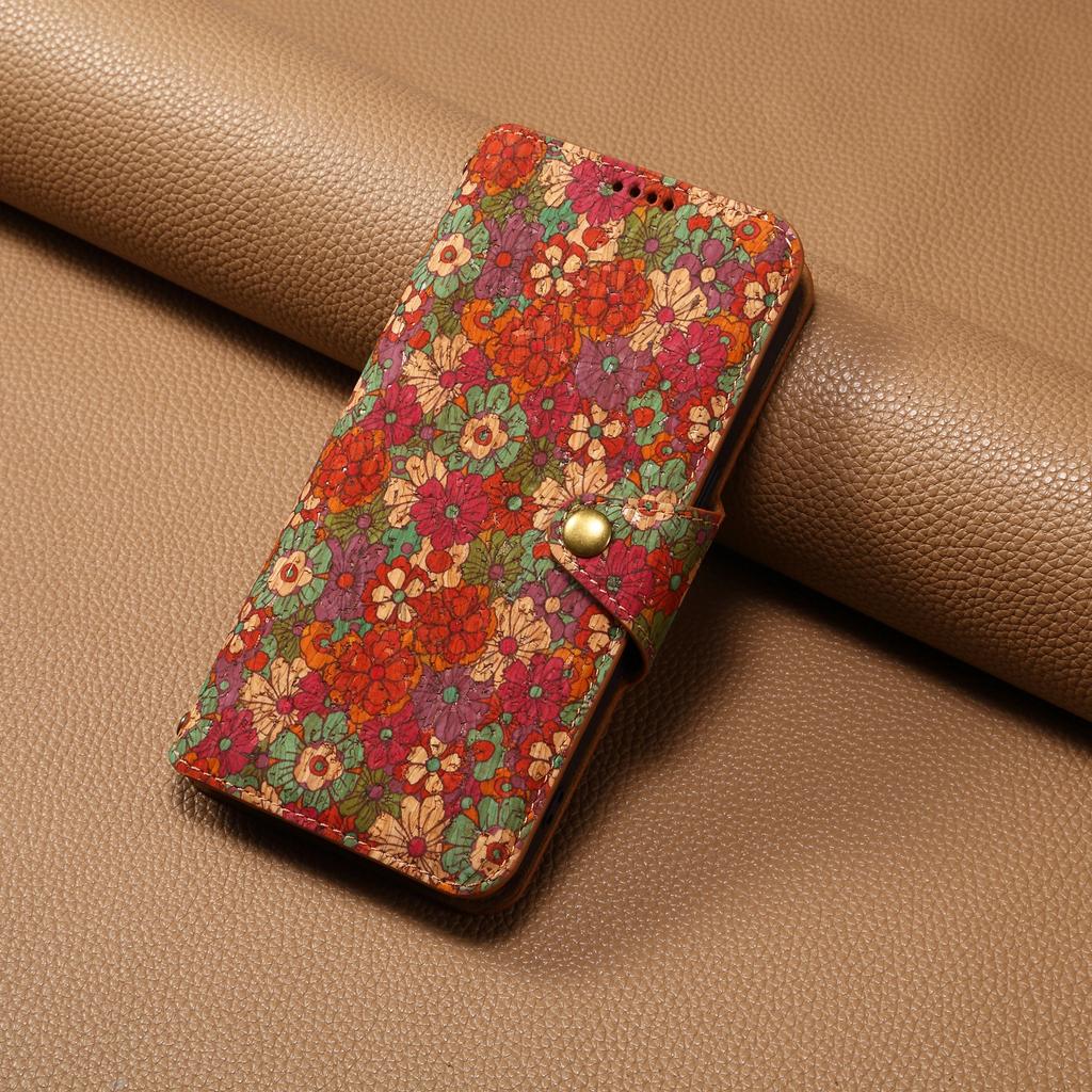 Pro Google Pixel 6a Peněženkové pouzdro Vzorový potisk Kožené pouzdro na telefon se stojánkem