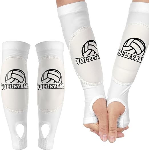 1 Pair Volleyball Arm Sleeve Gloves Forearm Compression Support Brace Protector Sport Guard Training Basketball