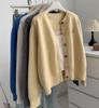 Gentle Wind Simple Age-reducing Embroidered Knitted Cardigan Women's Small Long-sleeved Basic Single-breasted Sweater Cardigan