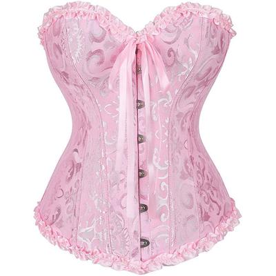 Women Corsets Abdominal Support Bustiers Shapewear with Thongs