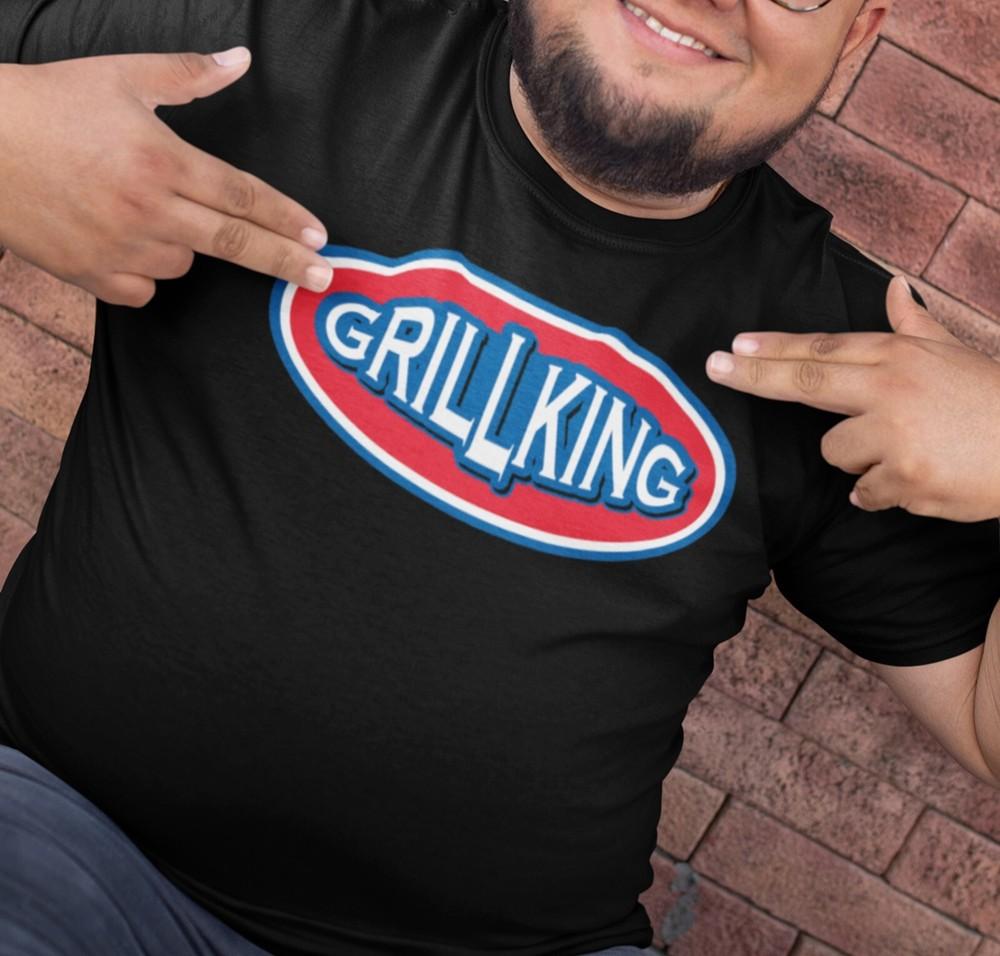 GrillKing T-Shirt, Funny Husband Shirt, Father’s Day Gift, Dad Shirt, Bbq, Grill
