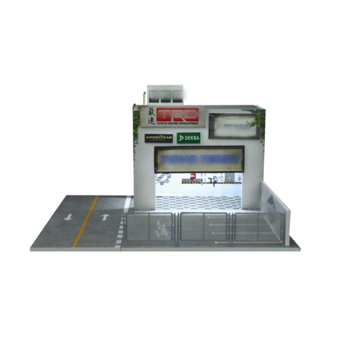 

Модель Гараж Автомастерская MO936401 Moreart Парковочная Яма Гараж Диорама Миникар 1/64 [Б/У] белый