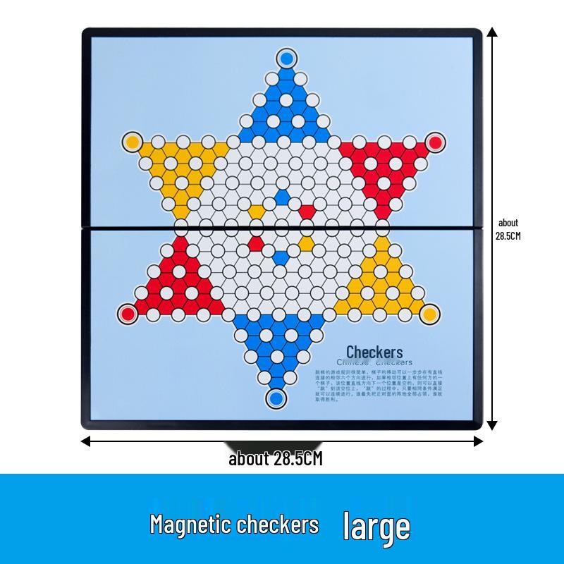 Magnetic Travel Games Set: Ludo, Gomoku, Land Battle Chess, Animal Chess, Checkers, Chinese Chess, International Chess, Military Chess