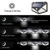 Multifunctional Solar Lamp Outdoor Garden Decoration Solar LED Light Waterproof Sunlight Powered Spotlight with Motion Sensor