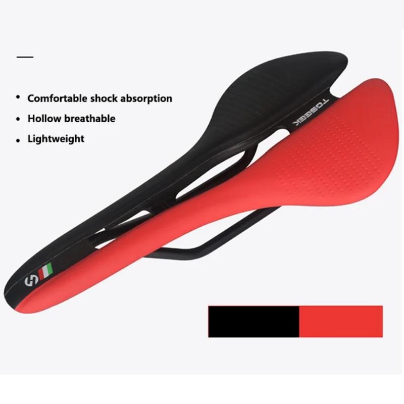 /ODM TOSEEK Bicycle Saddle Racing MTb Road Mountain Bike Seat Hollow Ergonomics Bike Seat Cushion Cycling Saddle Accessories