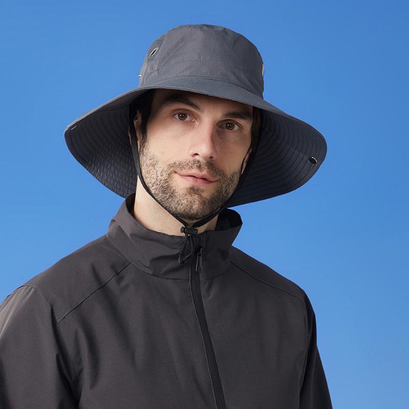 Waterproof Outdoor Sun Hat Men's Summer Sunscreen Fisherman Hat Women Mountaineering Hat