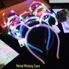 Luminous Rabbit & Cat Ear Headbands with Feather Clips - Perfect for Night Events & Gifts