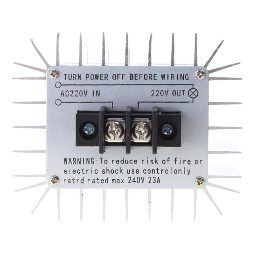 Upgraded 5000W Motor Speed Regulator Efficient Power Regulator 220V 5000W Thyristor Motor for Electrical Appliances