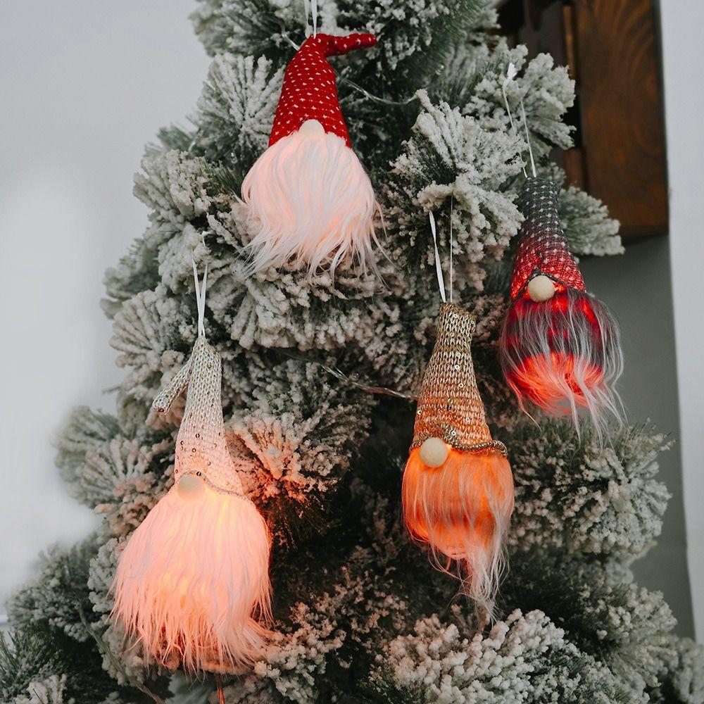 

Red Grey White Khaki Christmas Decoration Cloth Plastic Merry Christmas Gift Gnome New Year