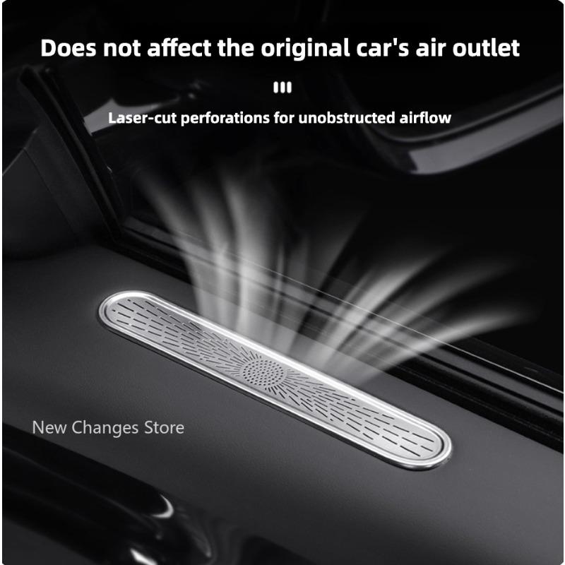 For AVATR 07 2024 2026 Central Air Conditioning Vents And Door Vents Titanium Alloy Protective Covers Interior Upgraded Parts
