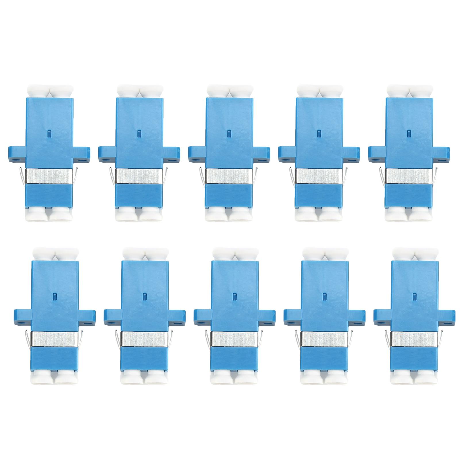 

50Pcs Fiber Optic Coupler LCLC UPC Duplex Connector Adapter Industrial Supplies