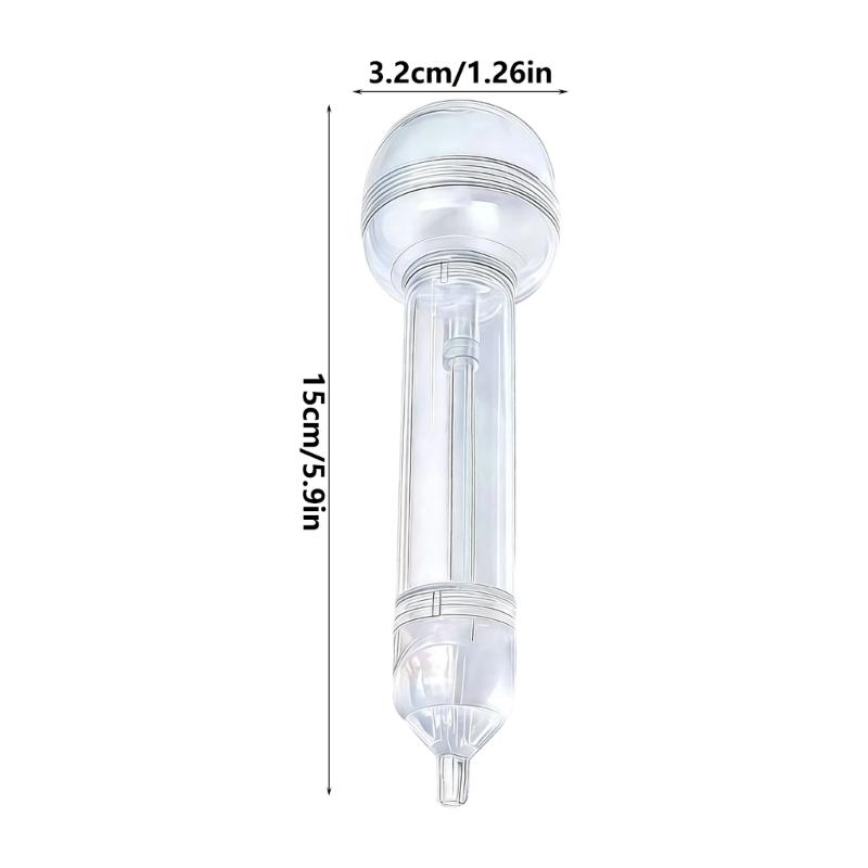 Press Style Plastic Art Tool with 2 Storage Cups, Manual DIY Craft Pen for Table Work, Handmade Use, Art Tasks, and Routine DIY Activity Use