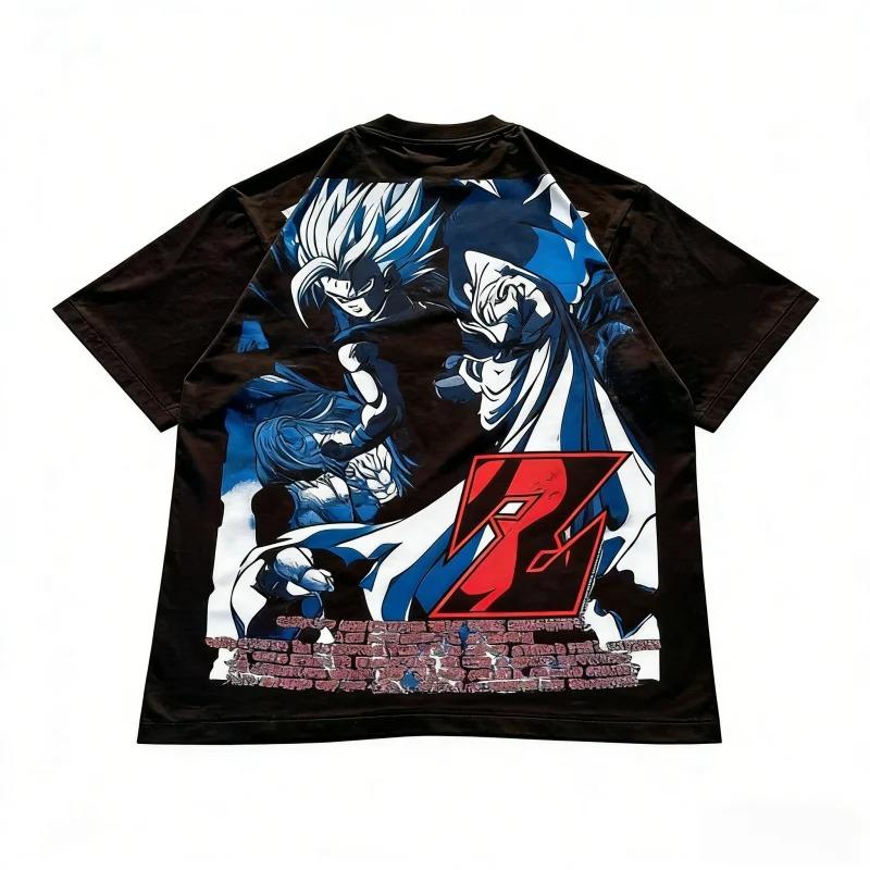 Dragon Ball Cell Saga Super Saiyan 100% Cotton T-Shirt Men's Plus Size Summer 2026 Casual Sports Fashion Short Sleeve Tee Y2k