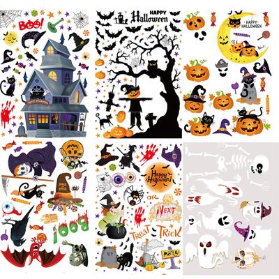 Halloween Window Clings Stickers, For Halloween Party Window Decoration