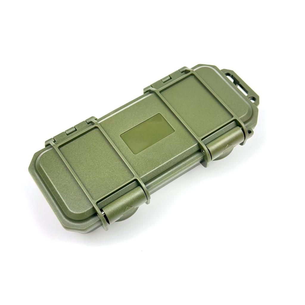 Outdoor Waterproof Shockproof Knife Storage Box for Folding or Straight Knives, EDC Tools, Earphones, and Cables.
