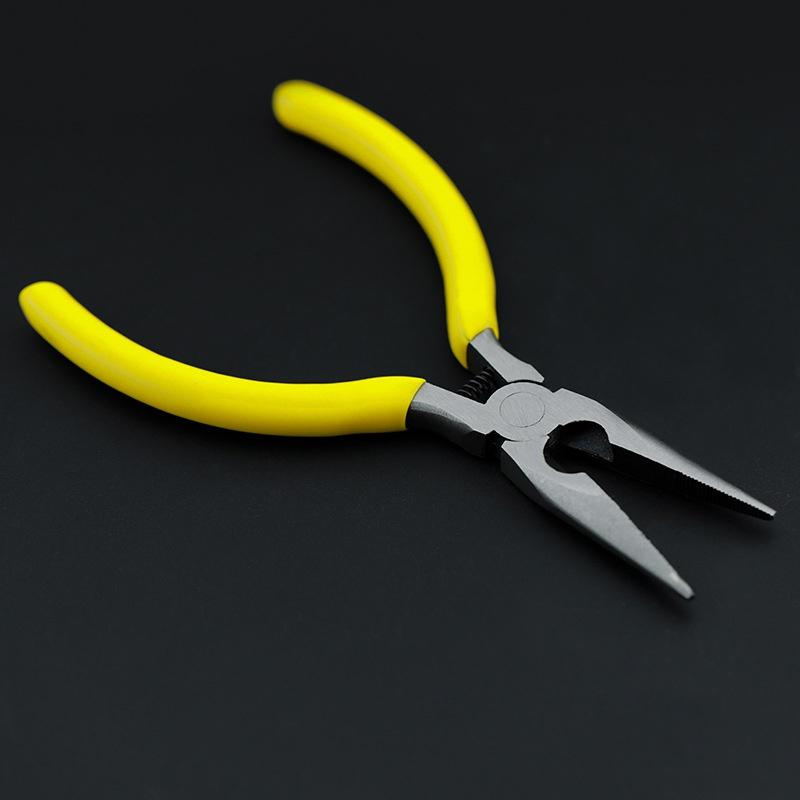 3 Types 5inch Mini Yellow Color Hand Pliers Repair Tools Cutting Zippers Pull Needles Wires Scissors Handmaking