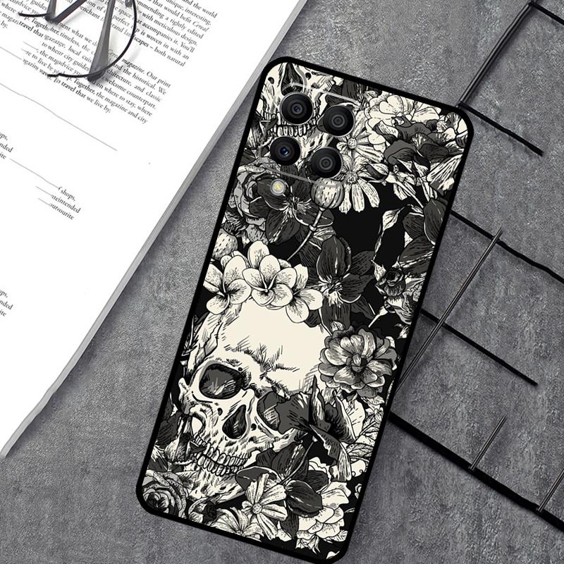 Horror Skull Gothic Case For Samsung Galaxy M55 M31 M13 M11 M12 M14 M15 M06 M16 M36 M56 M53 M32 M52 M35 M34 M54