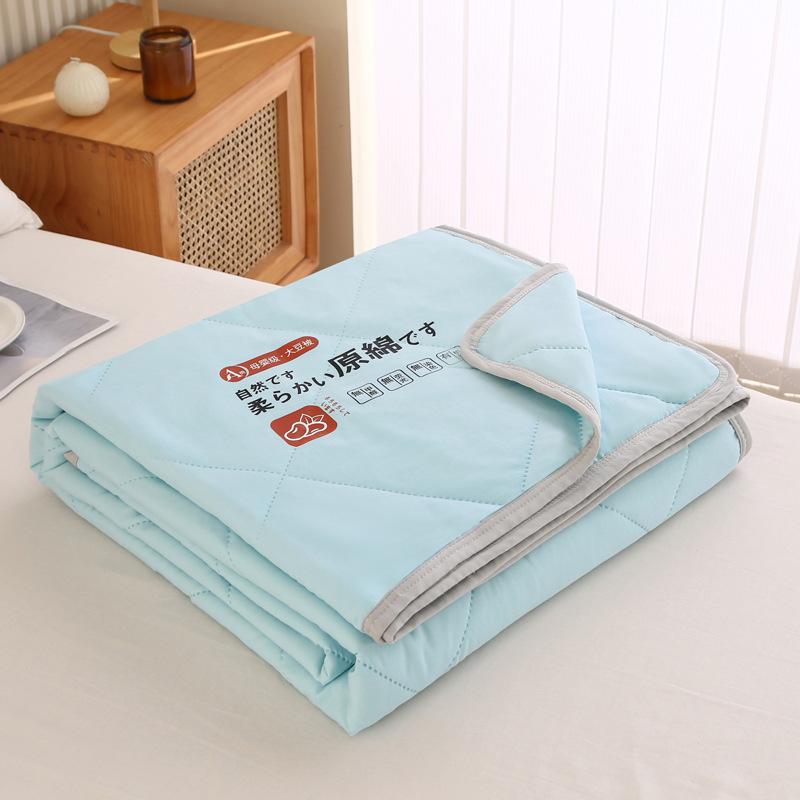 Summer Light Comforter Soft Air Conditioning Four Season Quilt/Blanket A Grade Washed Cotton Single Double Bed Comforter Quilt