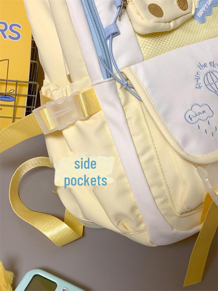 Ergonomický Lehký Školní Batoh pro Dívky - Roztomilý a Chránící Páteř, Ideální pro Žáky Základních až Středních Škol