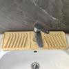 Heightened Slope Faucet Drain Pad Silicone Pool Soap Pad New Sink Splash Mat  Bathroom