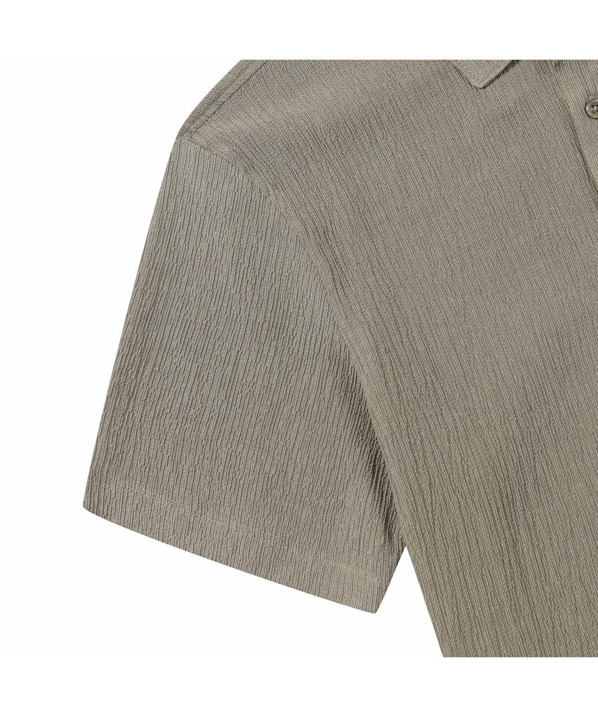 BRENTWOOD [Very Comfortable] Crease Polo Neck T-Shirt Brtam26911Bex