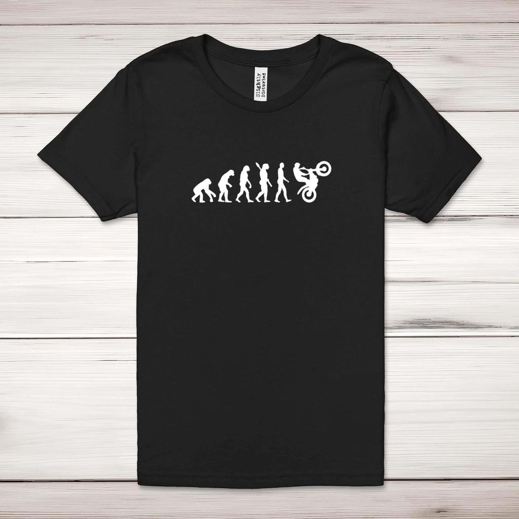 Evolution Of A Trials Bike Rider Adult T-Shirt