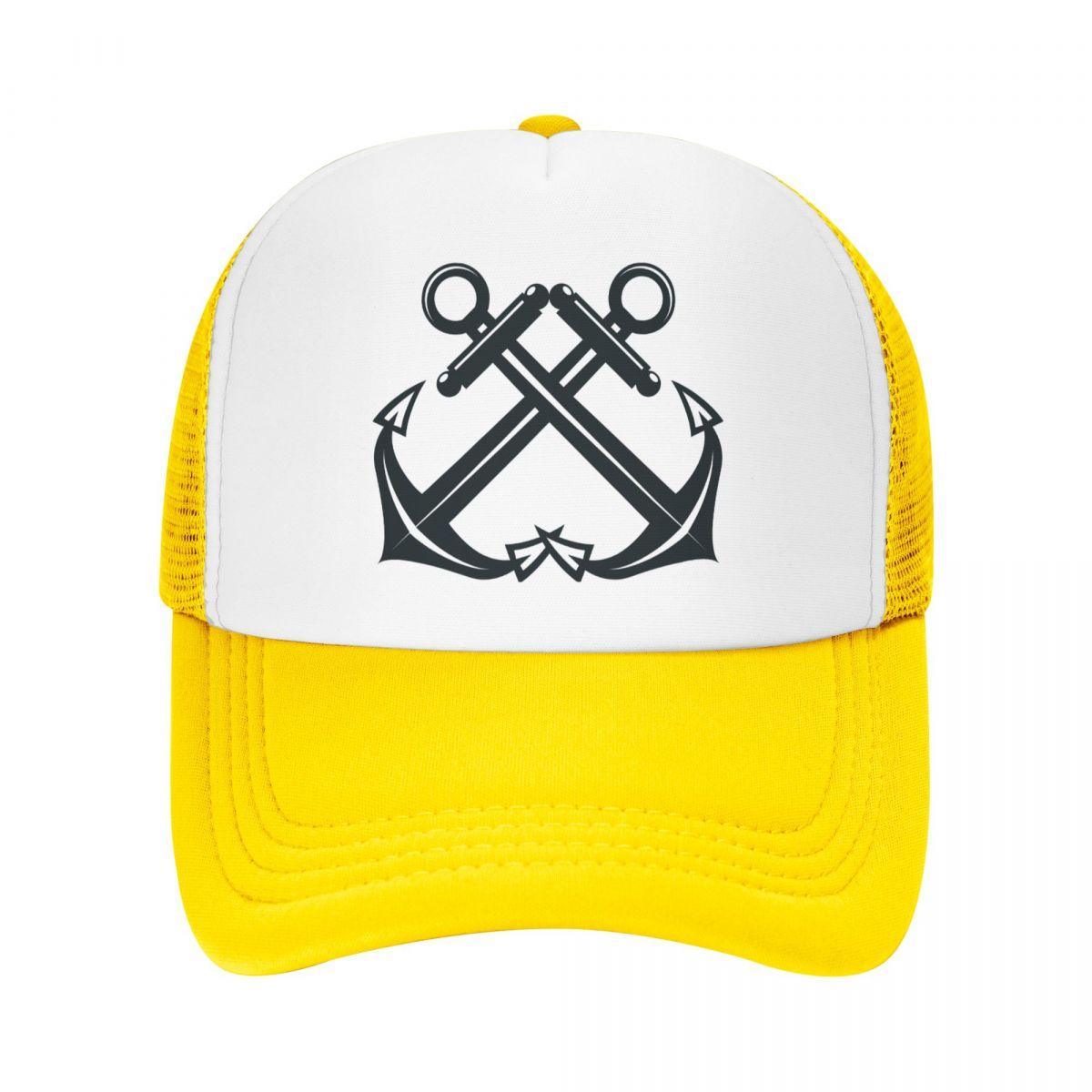 

Кепка дальнобойщика с морским якорем для женщин унисекс, персонализированная регулируемая бейсболка для взрослых Sailor Adventure, бейсболки в стиле хип-хоп one size