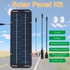 12V Solar Panel Kit IP65 Waterproof High-Efficiency Car Battery Solar Trickle Charger Solar Powered Charger for RVs Tractors