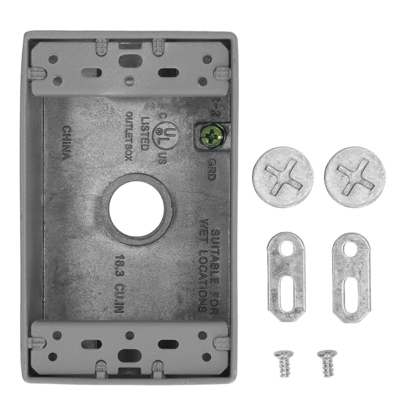 

Outlet Box NEMA 10‑50R 14‑50R Industrial Power Socket Case Single Gang Device Box for Outdoor