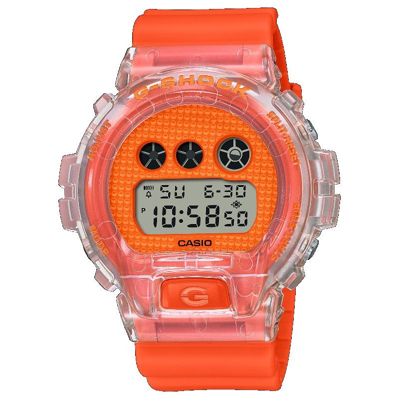 

Casio G-SHOCK Men s Resin 200M Water Resistant Shock Resistant Alarm Quartz Watch DW-6900GL-4 красный