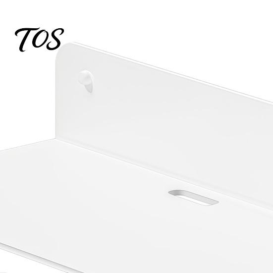Wall Mounted Storage for Small Items 2PCS Hanging Floating Shelf, Adhesive-Backed/Hole Punching Installation Versatile Shelf Rental Design,