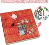 Christmas Advent Calendar Puzzle 1008 Pieces, Christmas Countdown Puzzle Toy, Kids Christmas Gift Birthday Gift
