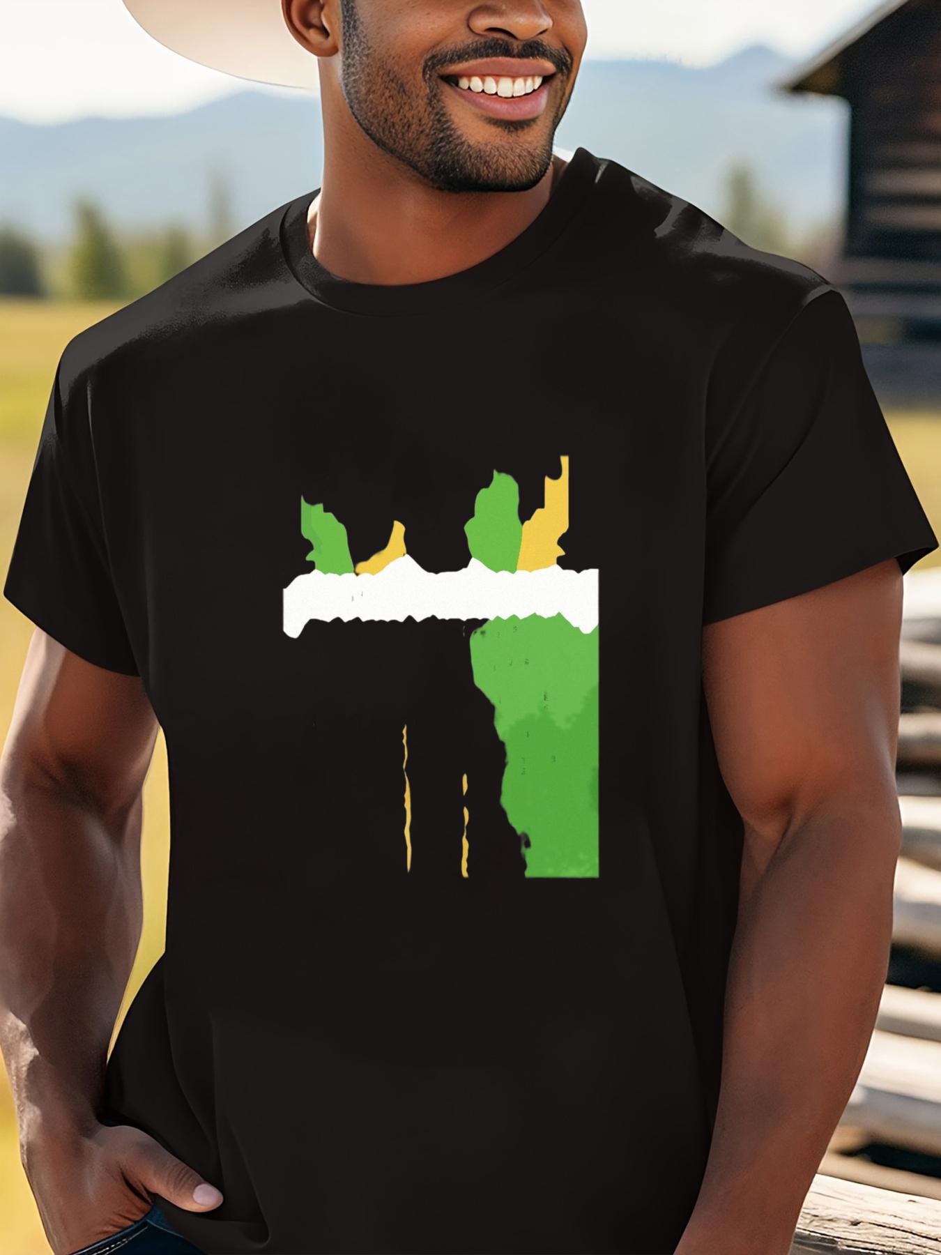 Men s Ethiopian Map T-Shirt - Ethiopia Map Outline with Major Cities & Borders XL