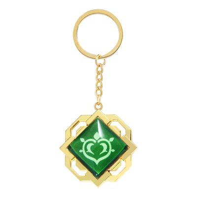 Liyue Grass Elemental Eye of God Merchandise Keychain Pendant Small Pendant for Car Keys Bag Decoration Birthday Gift School Festival Anime