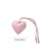 Car Keyring Heart Keychain PU Leather Bag Pendant Multi-color PU Leather Hanger  Women