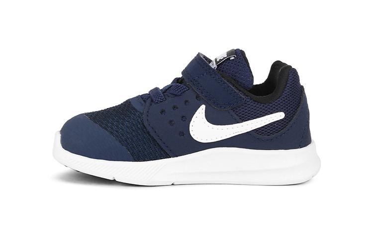 Nike Downshifter 7 Casual Slip Resistant Cushioning Breathable Low top Running Shoes Dark Blue Infant And Toddler 869974-400 23.5