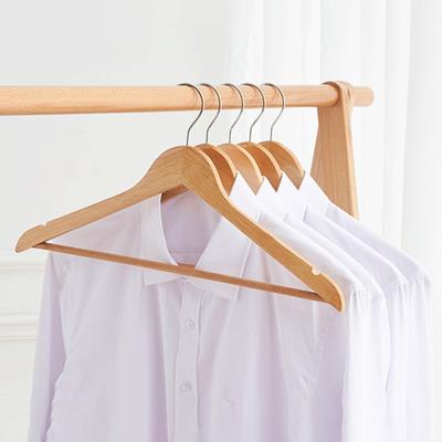 Perchas de madera antideslizantes que ahorran espacio, no se deforman fácilmente, camisa multiusos, pantalones, suéteres, perchas de ropa para el hogar