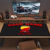 Custom Name Abarth Mouse Pad Large Gaming Table Cushion Non-slip Laptop Tablet Big Mousepad XXL Mat Mini PC Playmat With Lock edge