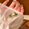 High-End S925 Silver Butterfly Earrings with Diamonds for Women