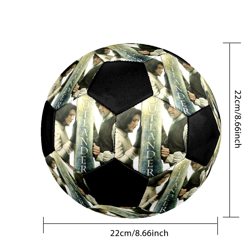 Vibrant Outlander Indoor Soccer Ball Colorful Machine Stitched PVC Size 5 Team Training Competition Ready Durable High-Bounce Cool Sports Gift