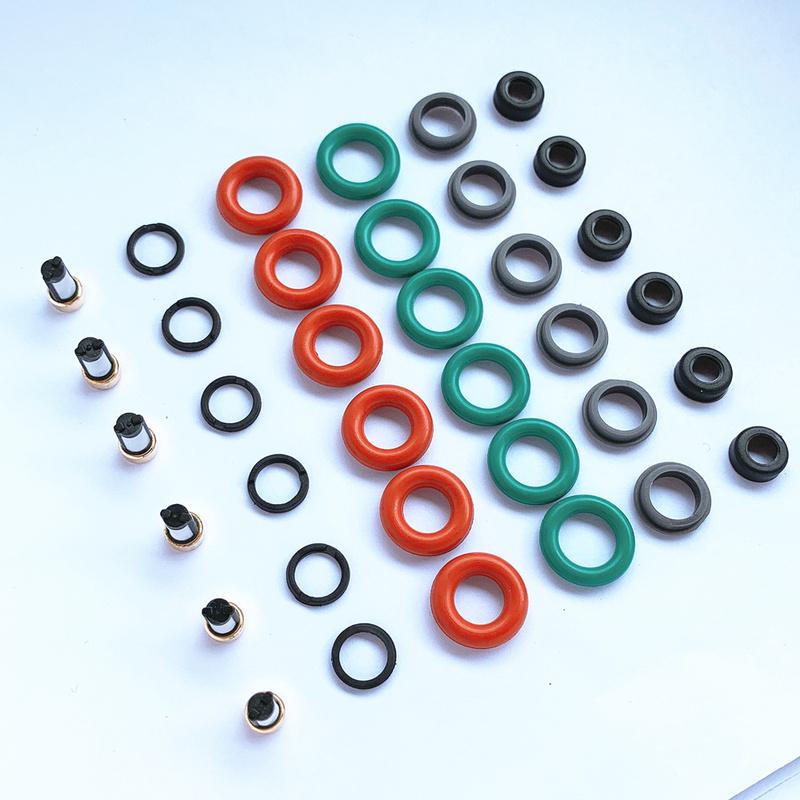 Free Shipping 6Sets Fuel Injector Repair Kits For Parts # 6G9N-AB LR001982 30777501 85212259 For Volvo S80 / V70 / XC60 AY-RK064