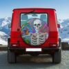 1pc, Universal 14-17 Inch Tire Cover Ultra Neon Skull Tree Of Life, Suitable For Off-Road Modification, Outdoor Self-Driving, Da